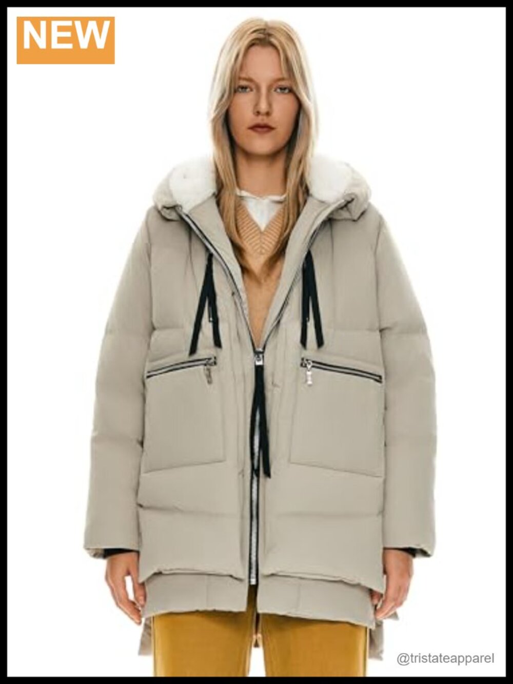 Women's Thickened Down Puffer Jacket Hooded Winter Coat